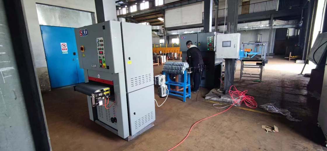 PLC Control System Wide Belt Metal Sander for Heavy-Duty Sanding in Machinery Repair Shops